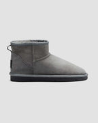 classic mini sheepskin boots grey side