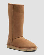 classic tall sheepskin boots chestnut angle