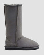 classic tall sheepskin boots grey side