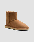classic ultra short sheepskin boots chestnut angle