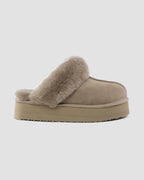 Platform Sheepskin Scuffs