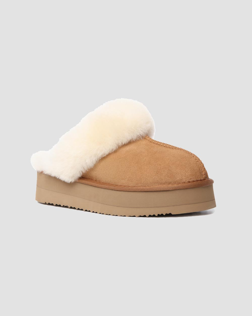 Platform Sheepskin Scuffs