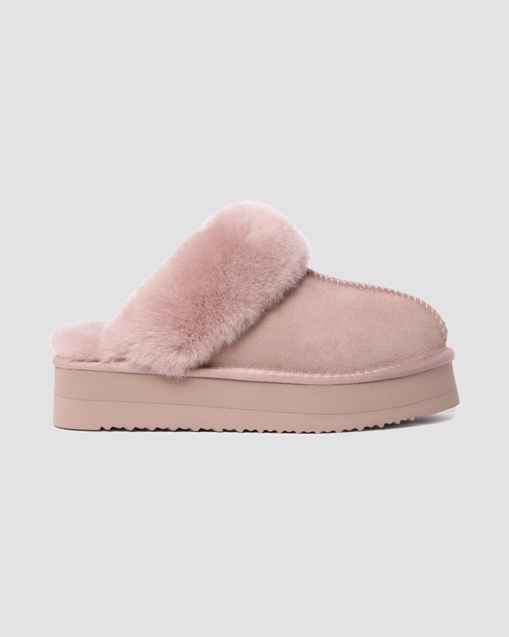 Platform Sheepskin Scuffs
