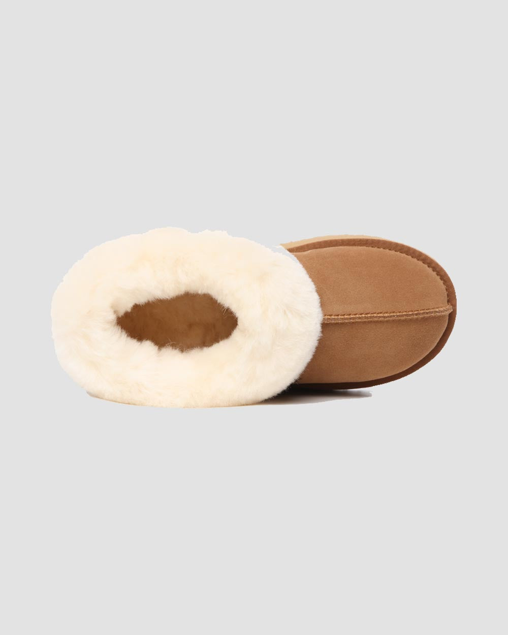 Platinum Platform Sheepskin Slippers