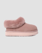Platinum Platform Sheepskin Slippers