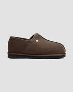 sheepskin slippers chocolate side