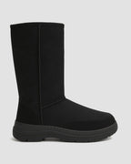 terrain tall sheepskin boots black side